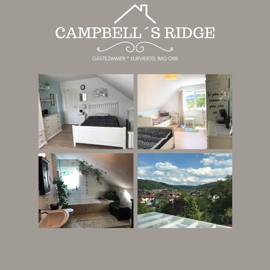 Campbell'S Ridge - Familienzimmer Im Kurviertel Von Bad Orb Exterior foto
